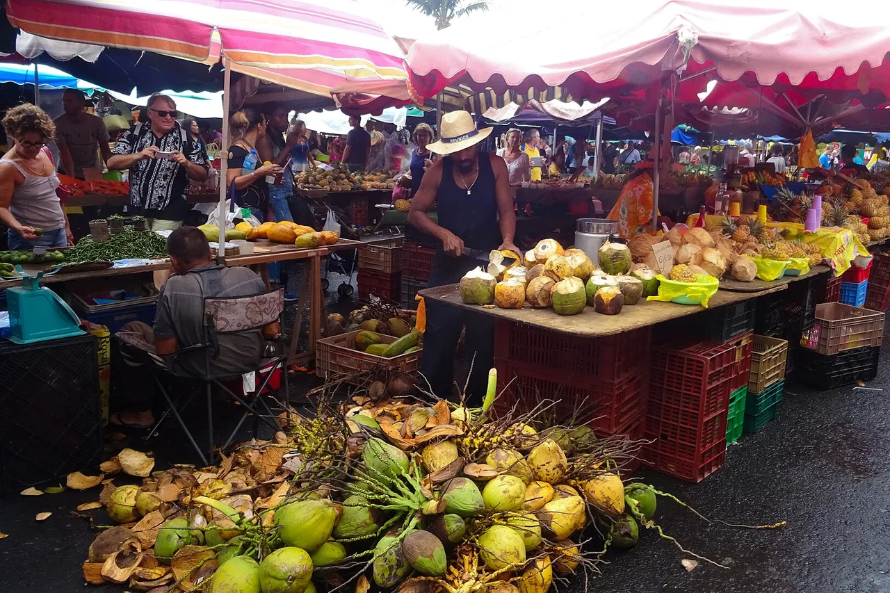 Bann letal fri ek koko dan bazar Saint-Paul, Larenion