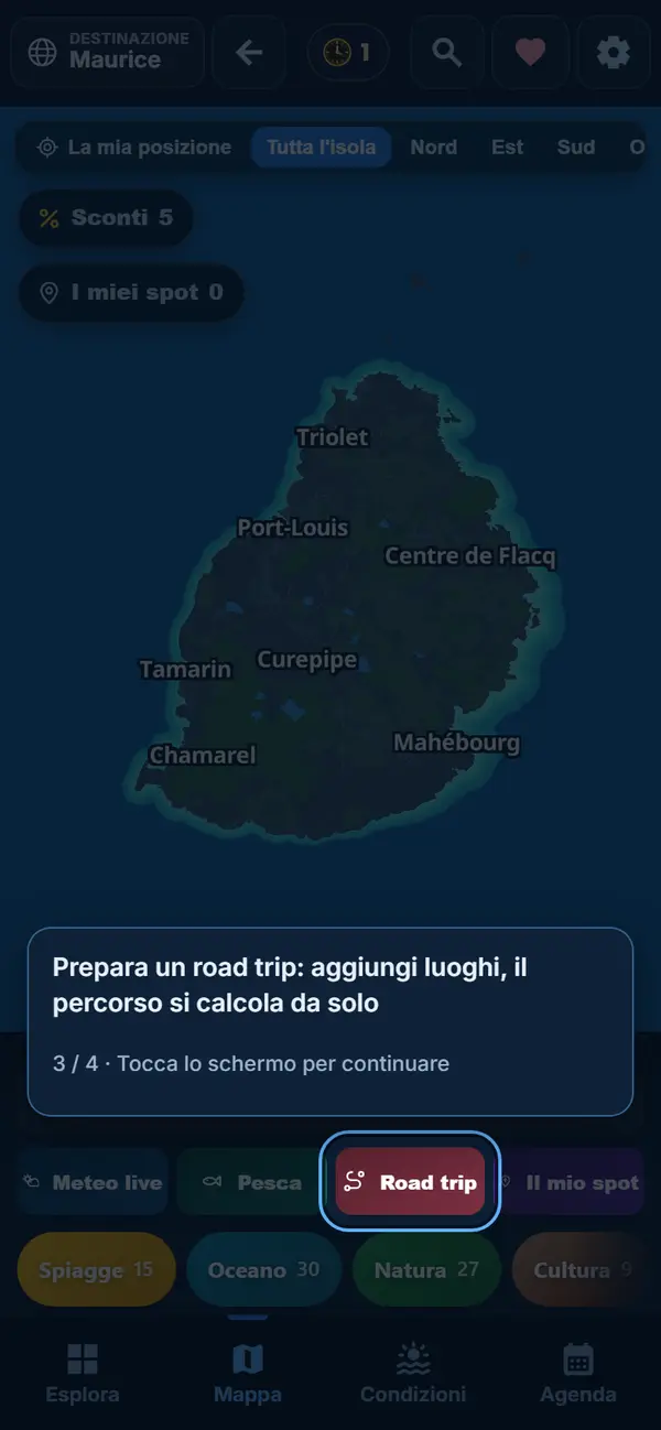 Il tuo road trip, tempi di guida inclusi