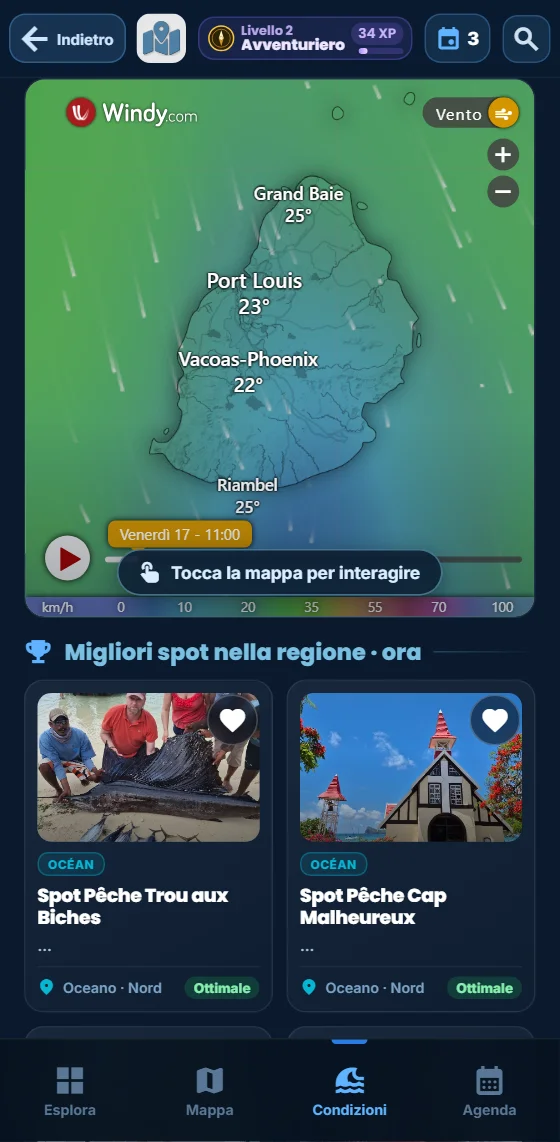 Consigli sulle attività in base alle condizioni