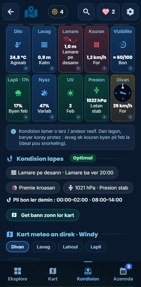 Kondision aktyel an detay dan app la
